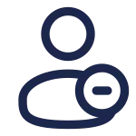 User Minus SVG Icon